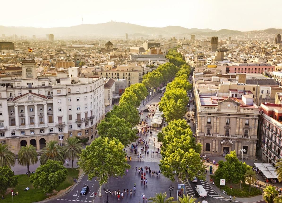람블라스 거리 (La Rambla)
