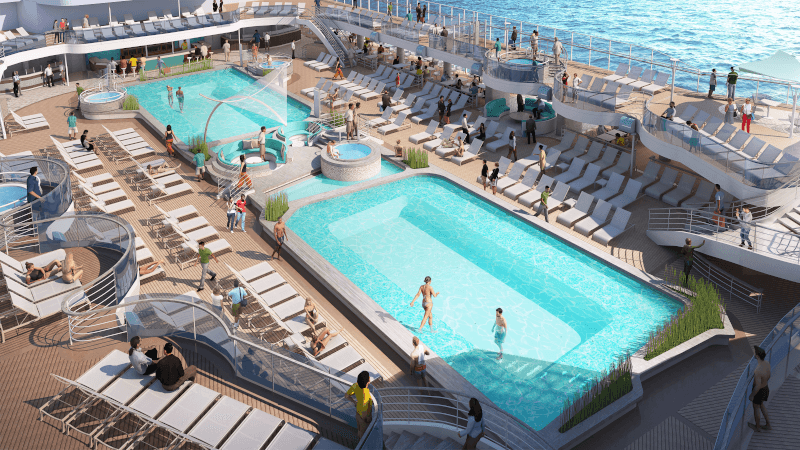 Pools (Retreat, Wakeview, Top Deck)