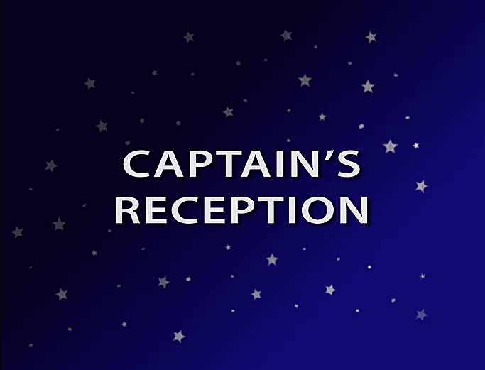 Captain's Welcome Aboard Reception