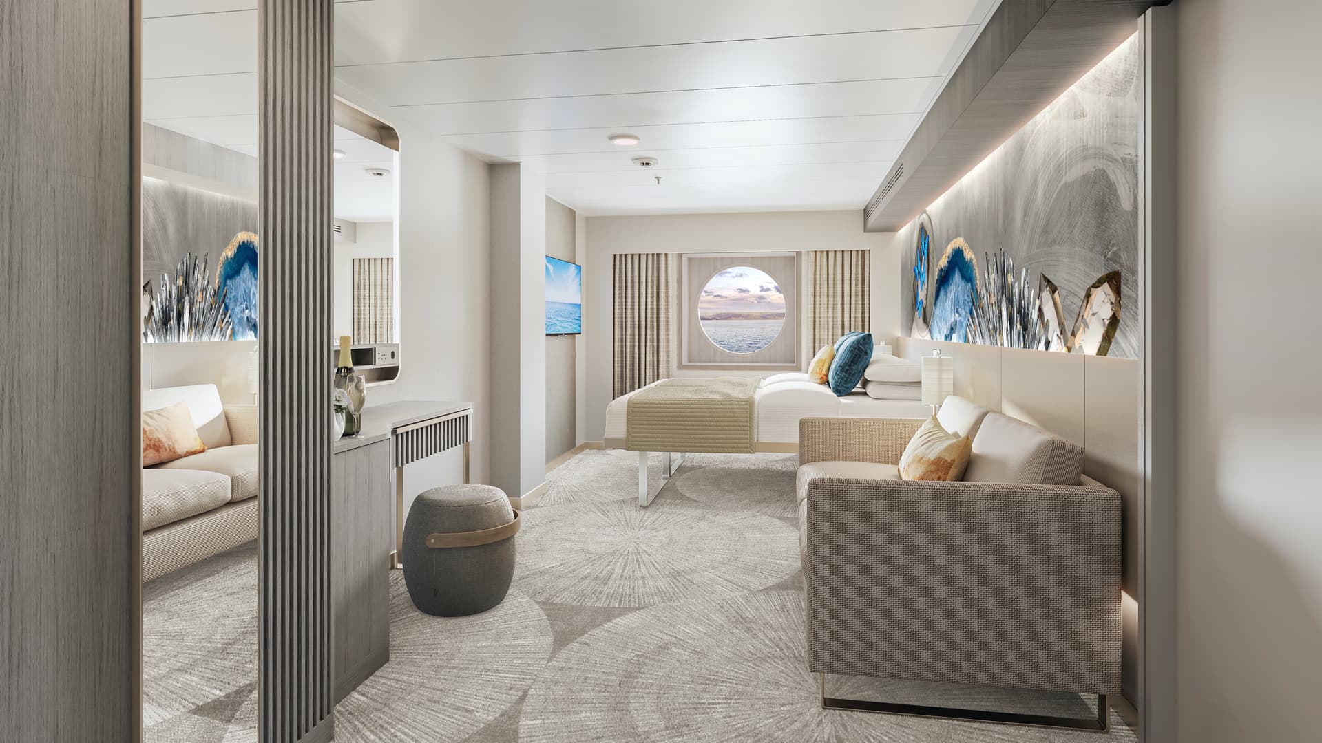 Oceanview with Round Window