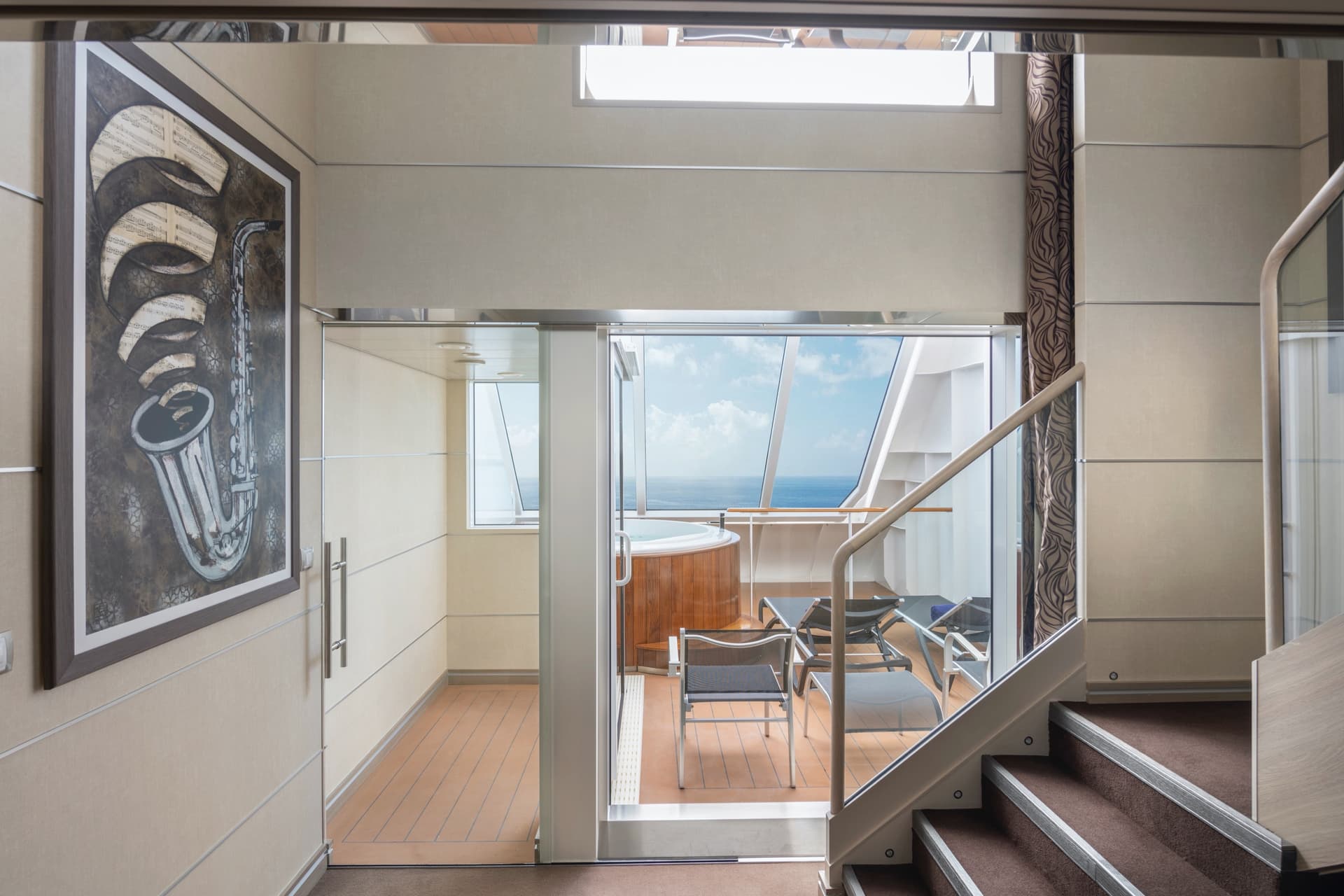 MSC Yacht Club Duplex Suite with Whirlpool