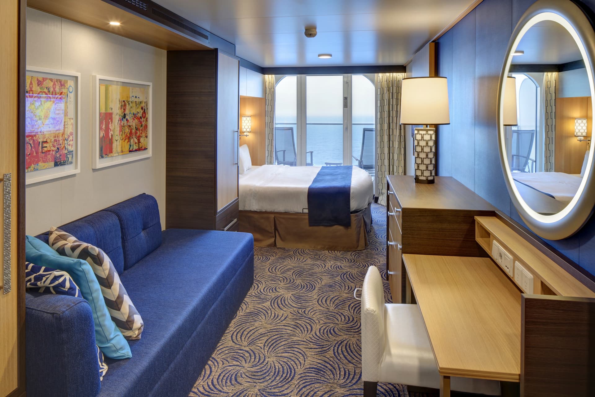 Connecting Ocean View Balcony