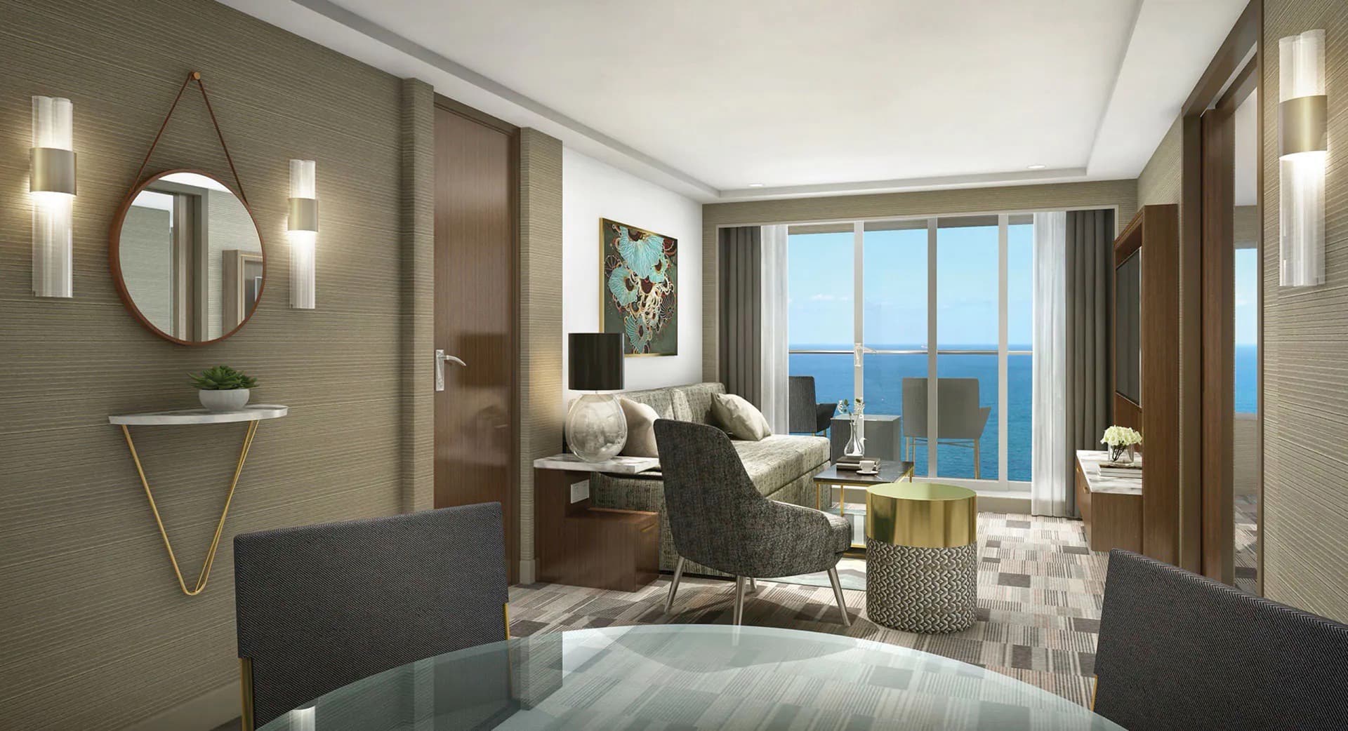 Aft-Facing Owner's Suite with Master Bedroom & Balcony