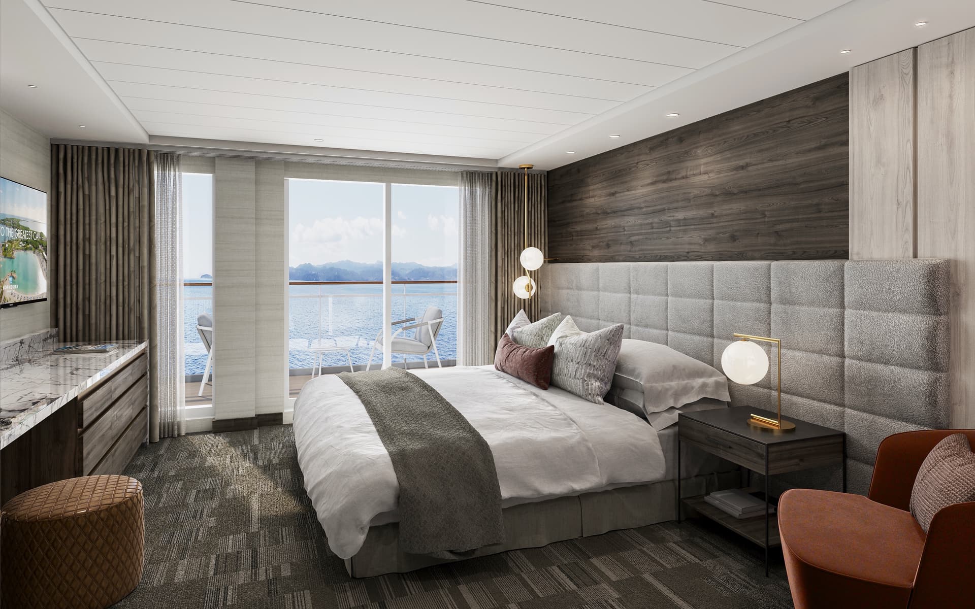 The Haven Aft-Facing Penthouse with Balcony