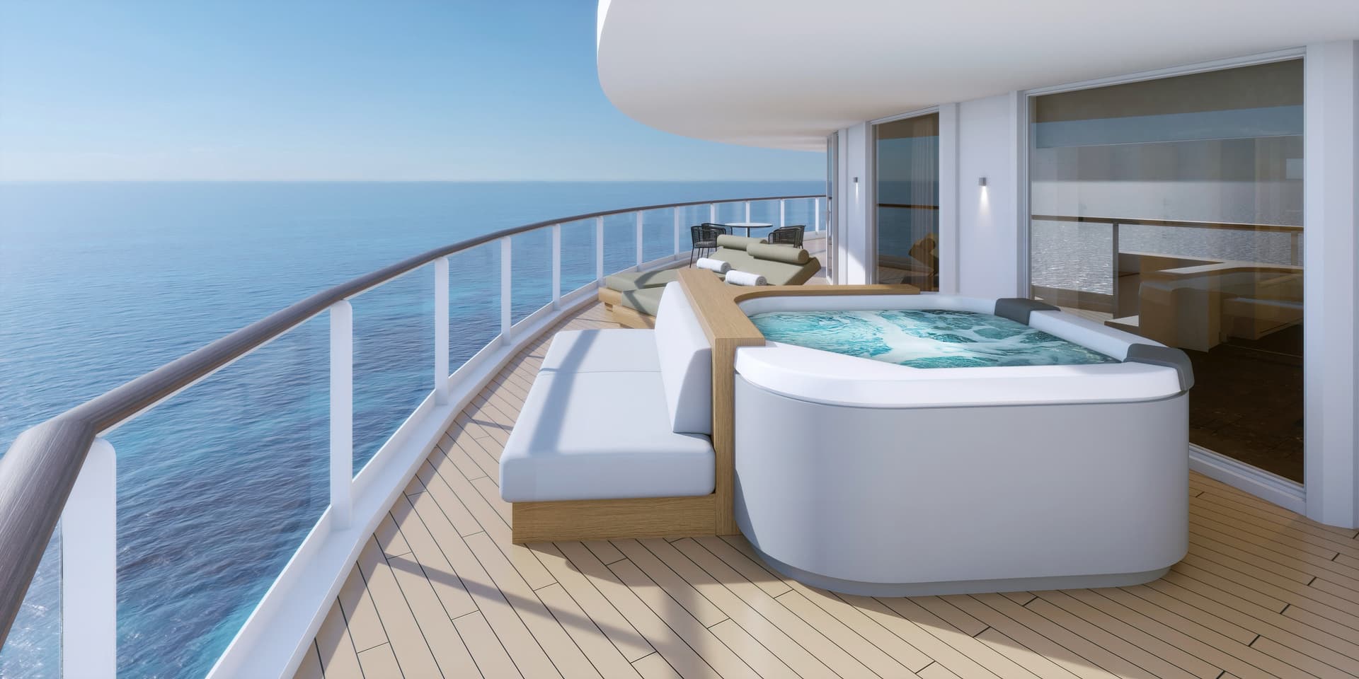 The Haven Aft-Facing Penthouse with Large Balcony